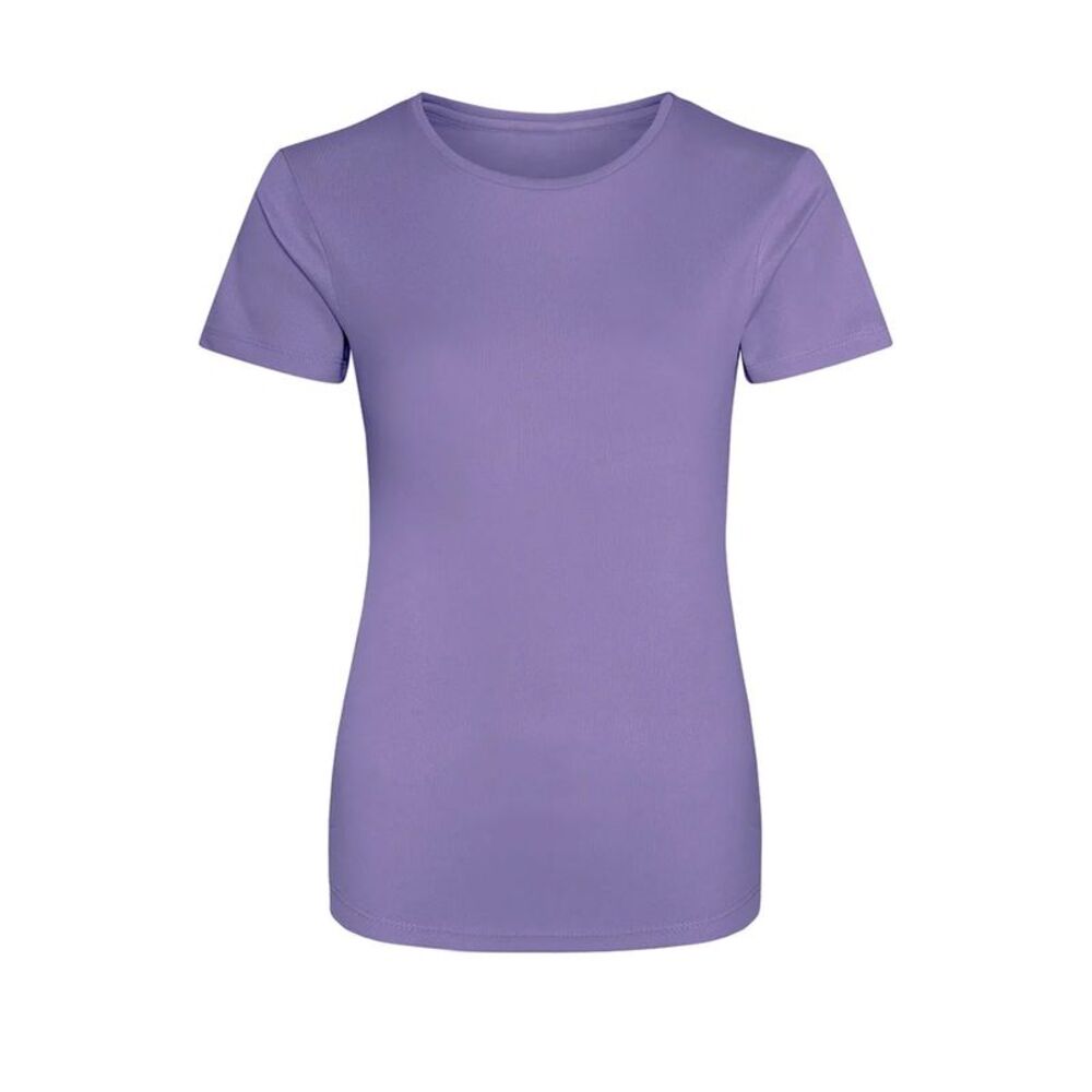 Just Cool Womens/Ladies Sports Plain T-Shirt / Digital Lavender
